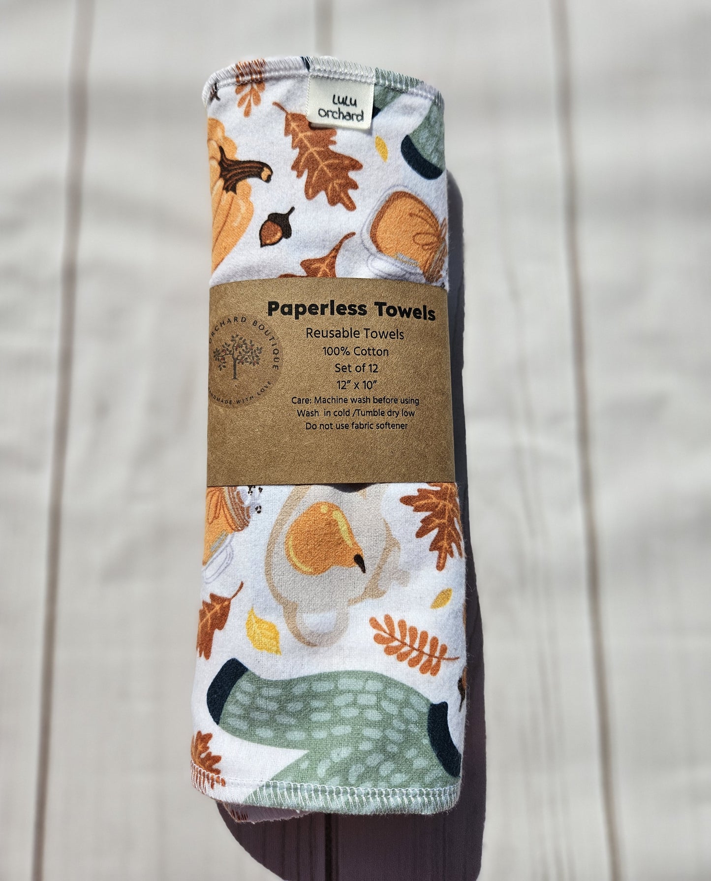 Fall Print Paperless Paper Towels