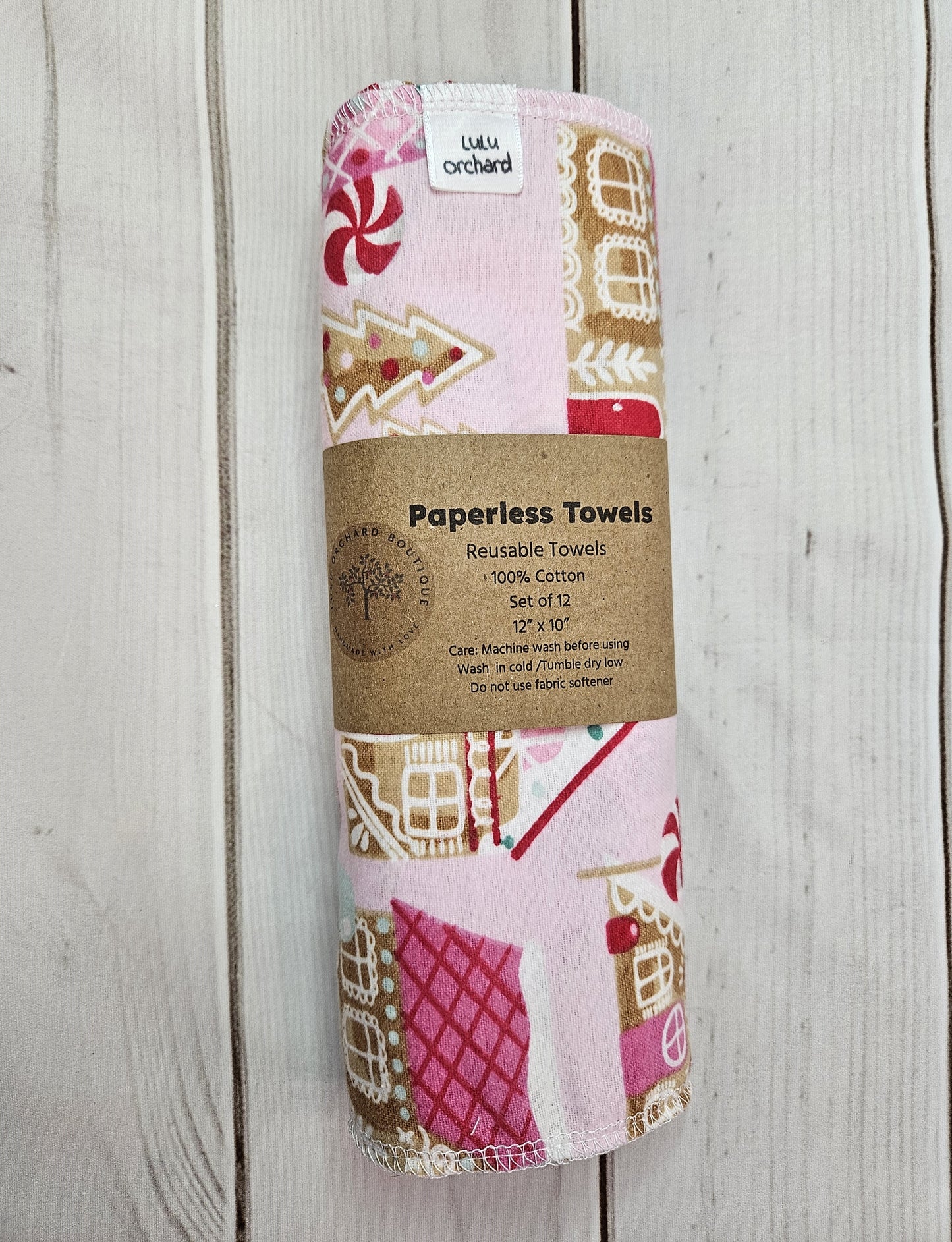 Gingerbread Houses Paperless Paper Towels