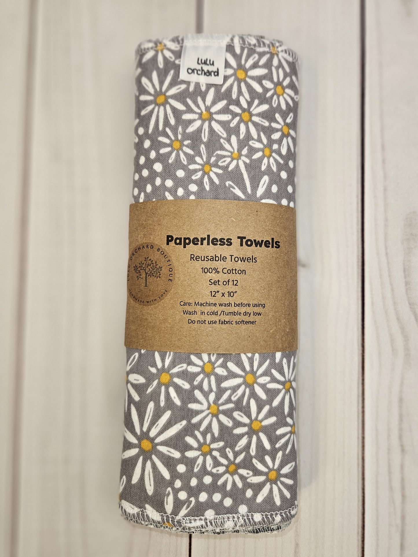 Gray Variety Prints Paperless Paper Towels,