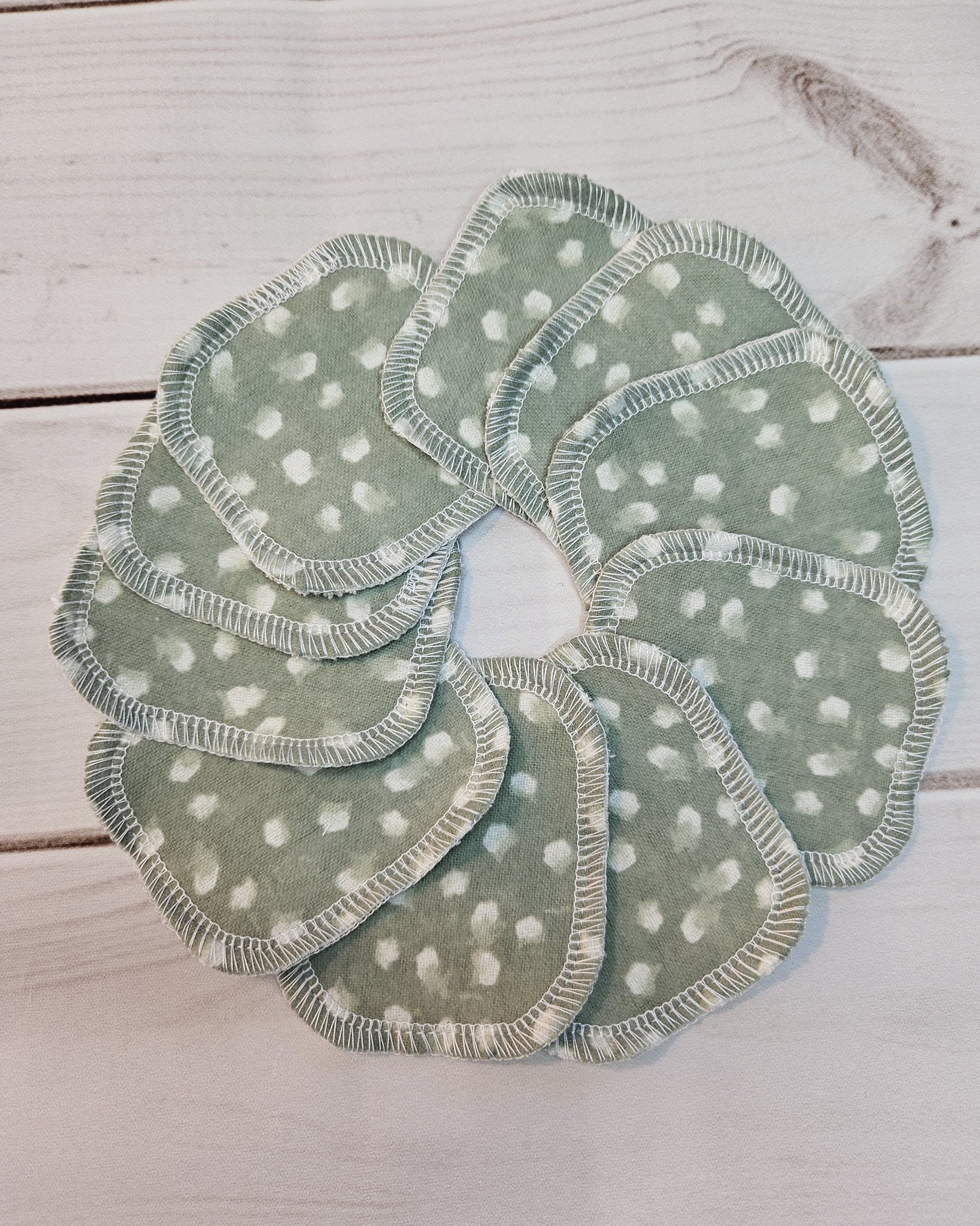 Sage Reusable Facial Rounds, Cotton Facial Rounds, Makeup Rounds, Makeup Remover