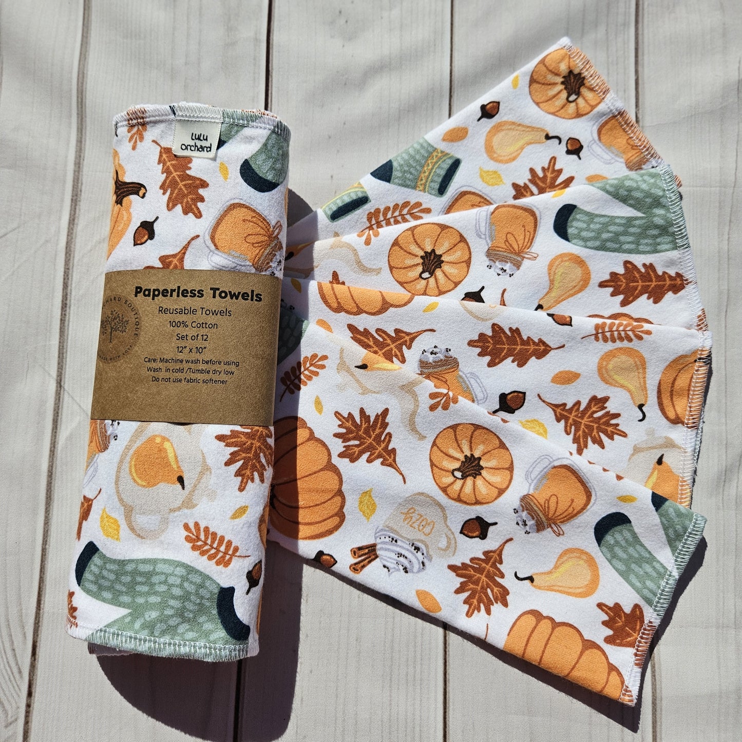 Fall Print Paperless Paper Towels
