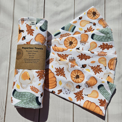 Fall Print Paperless Paper Towels