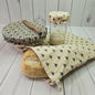 Sourdough Starter Set, Reusable Waterproof Bowl & Jar Cover, Bread Bag