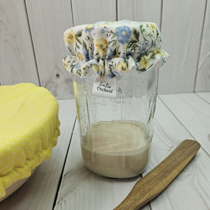 Sourdough Starter Jar Cover, Wide-Mouth Jar Cover, Reusable Waterproof Cover