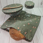 Sourdough Starter Set, Reusable Waterproof Bowl & Jar Cover, Bread Bag