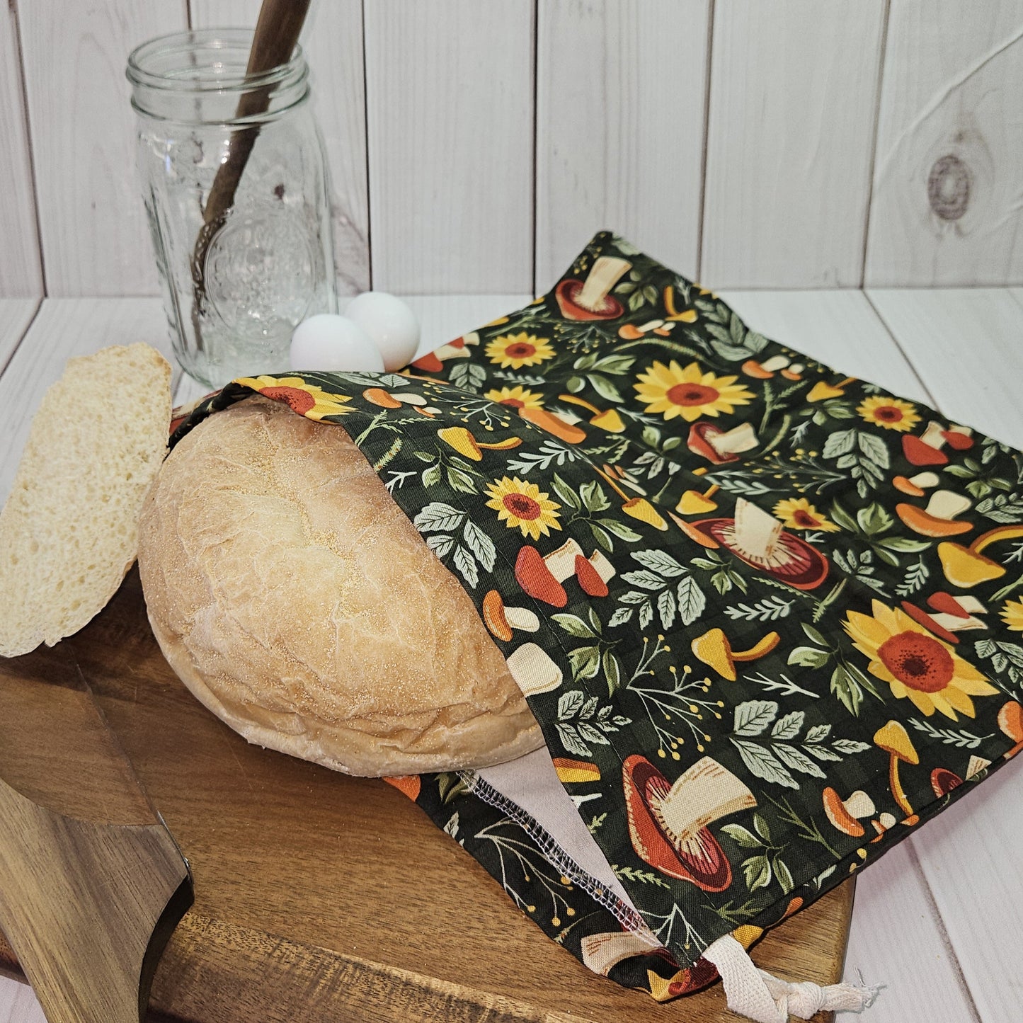 Sourdough Bread Bag, 100% Cotton Reusable