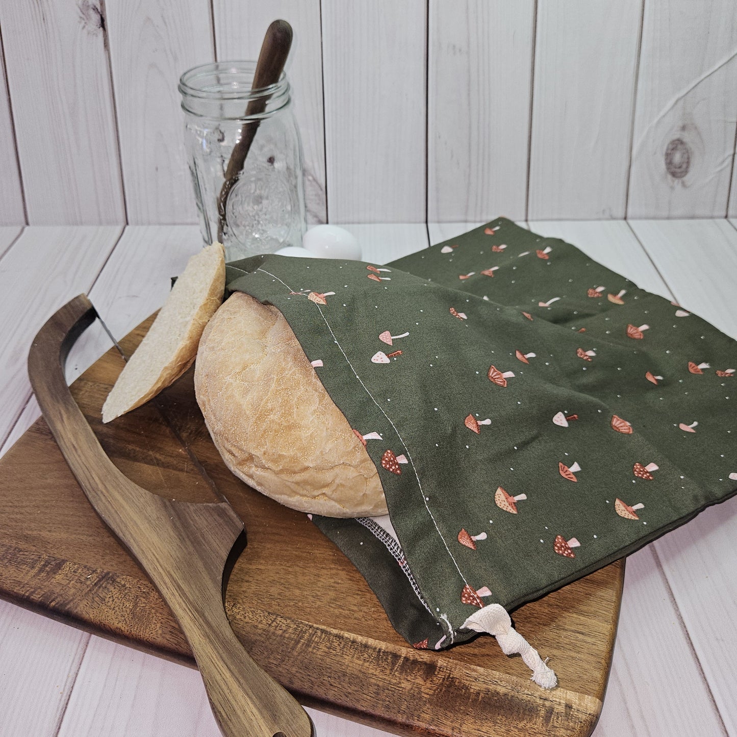 Sourdough Bread Bag, 100% Cotton Reusable