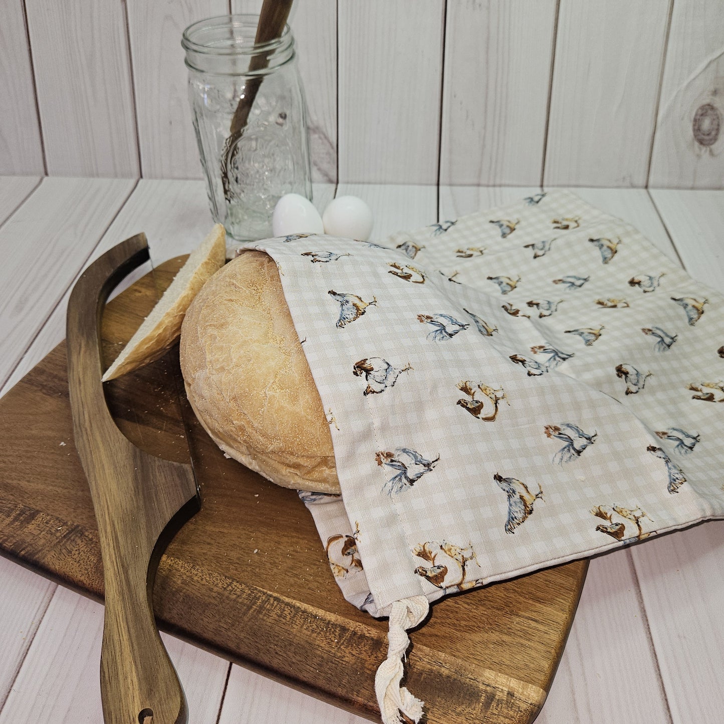 Sourdough Bread Bag, 100% Cotton Reusable