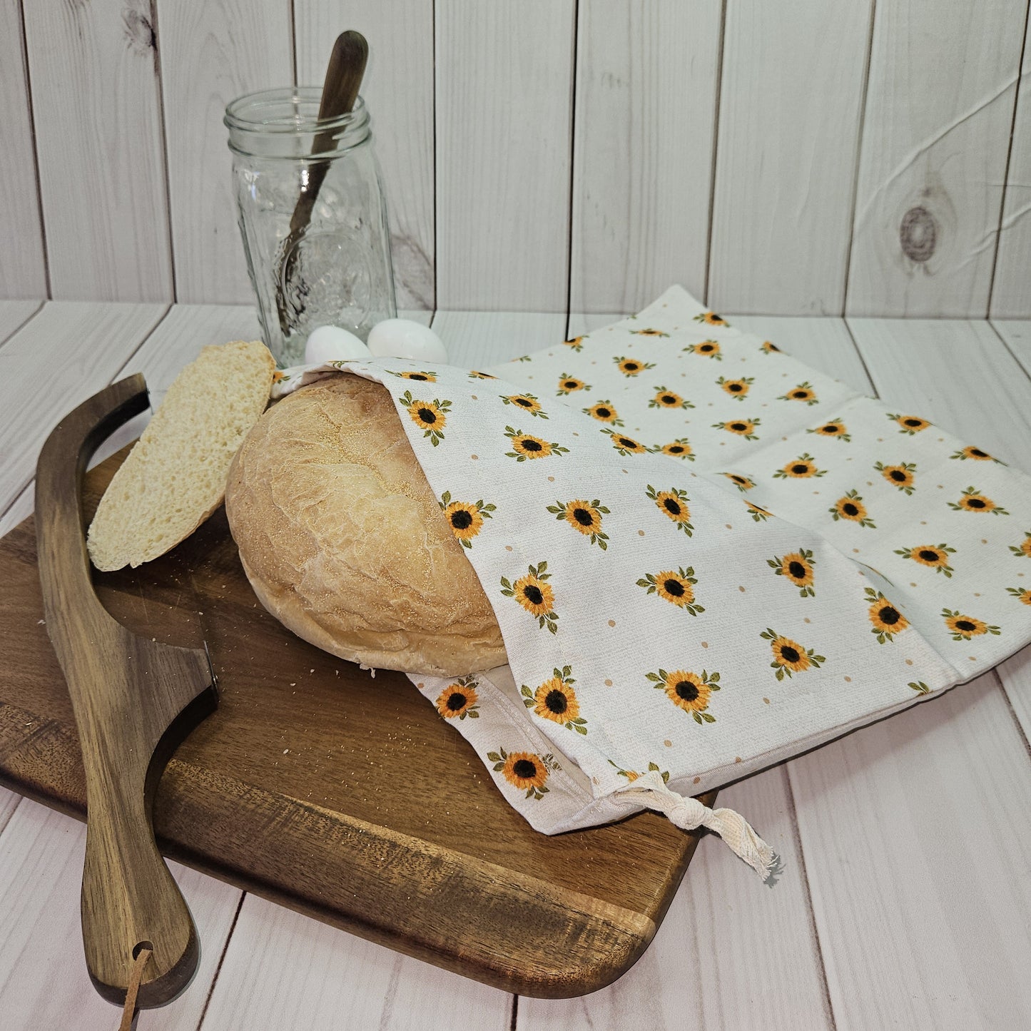 Sourdough Bread Bag, 100% Cotton Reusable