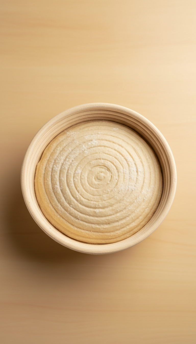 Round Proofing Basket With Liner