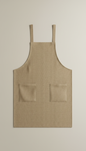Linen Apron with Adjustable Neck Strap