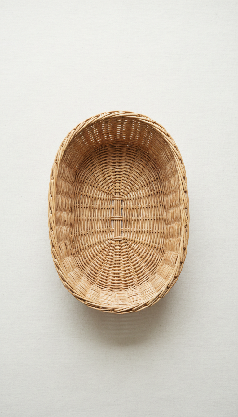 Oval Rattan Proofing Basket
