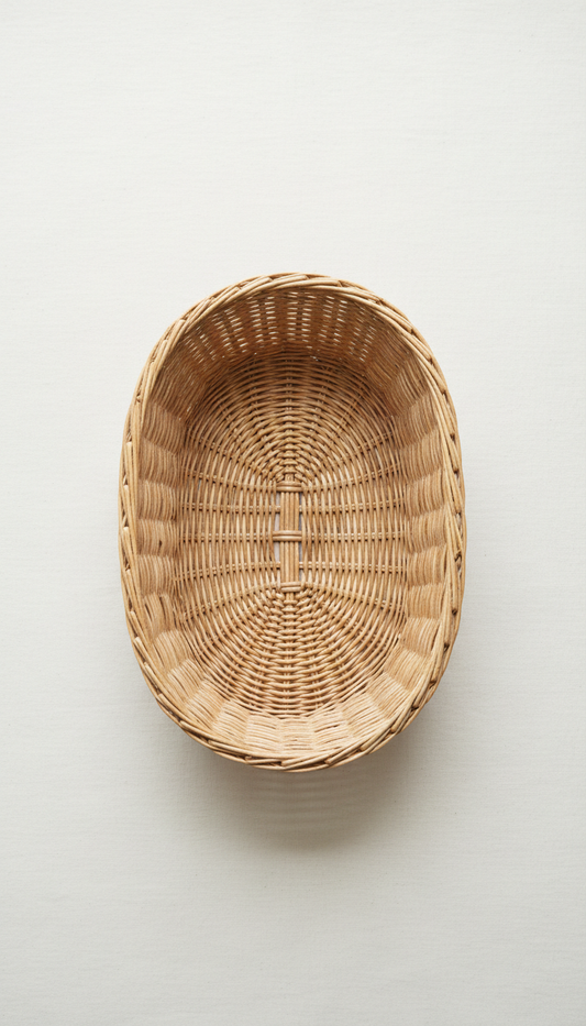 Oval Rattan Proofing Basket