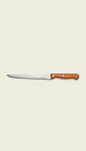 Wood-Handled Bread Knife with Serrated Blade