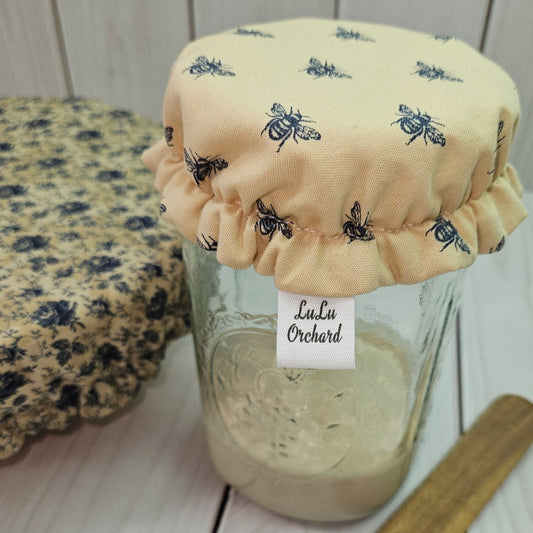 Sourdough Starter Jar Cover, Wide-Mouth Jar Cover, Reusable Waterproof Cover