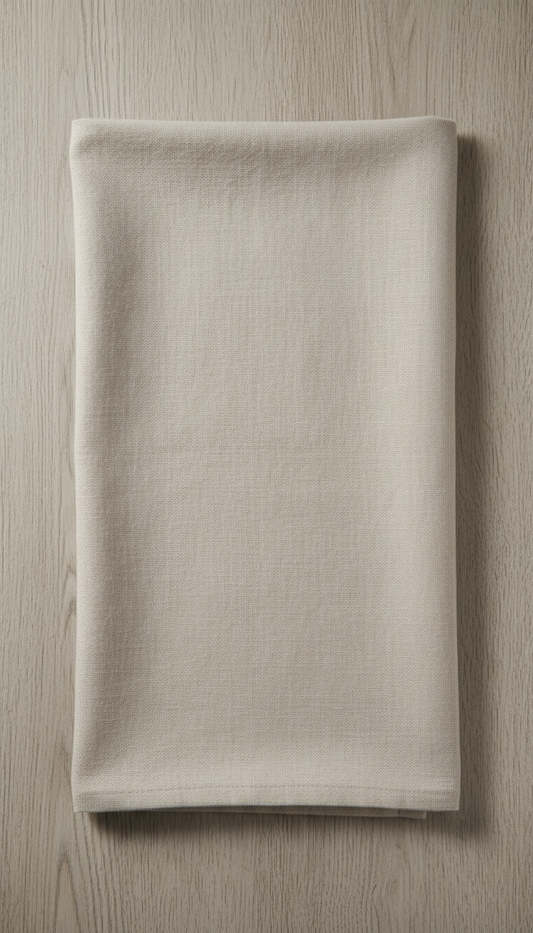 Cotton tea towel in earth tones