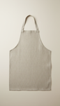 Natural Linen Kitchen Apron